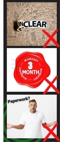 Warranty Warning Signs