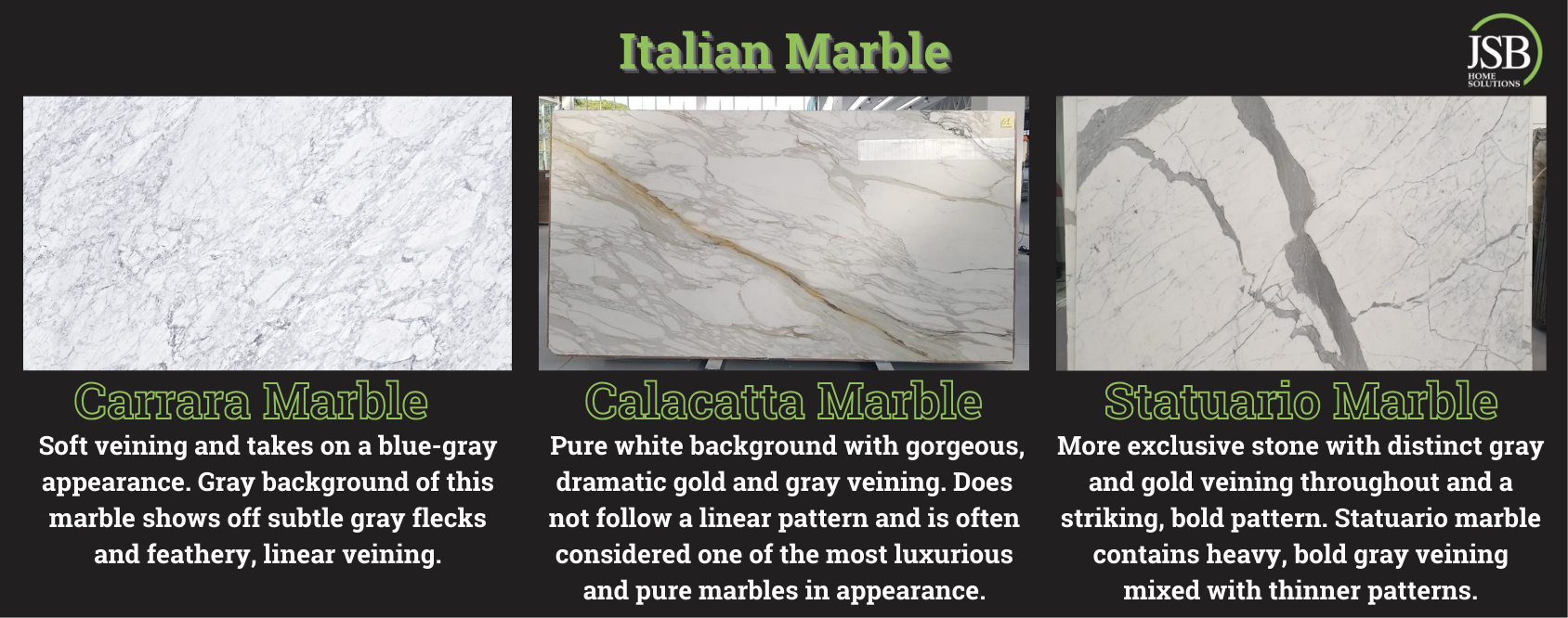 Types of Marble